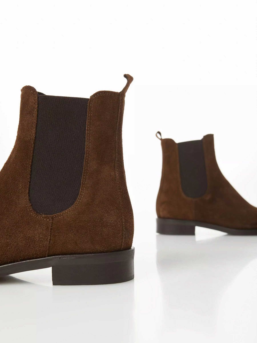 Tronchetti Ovyé | Chelsea Boot In Camoscio