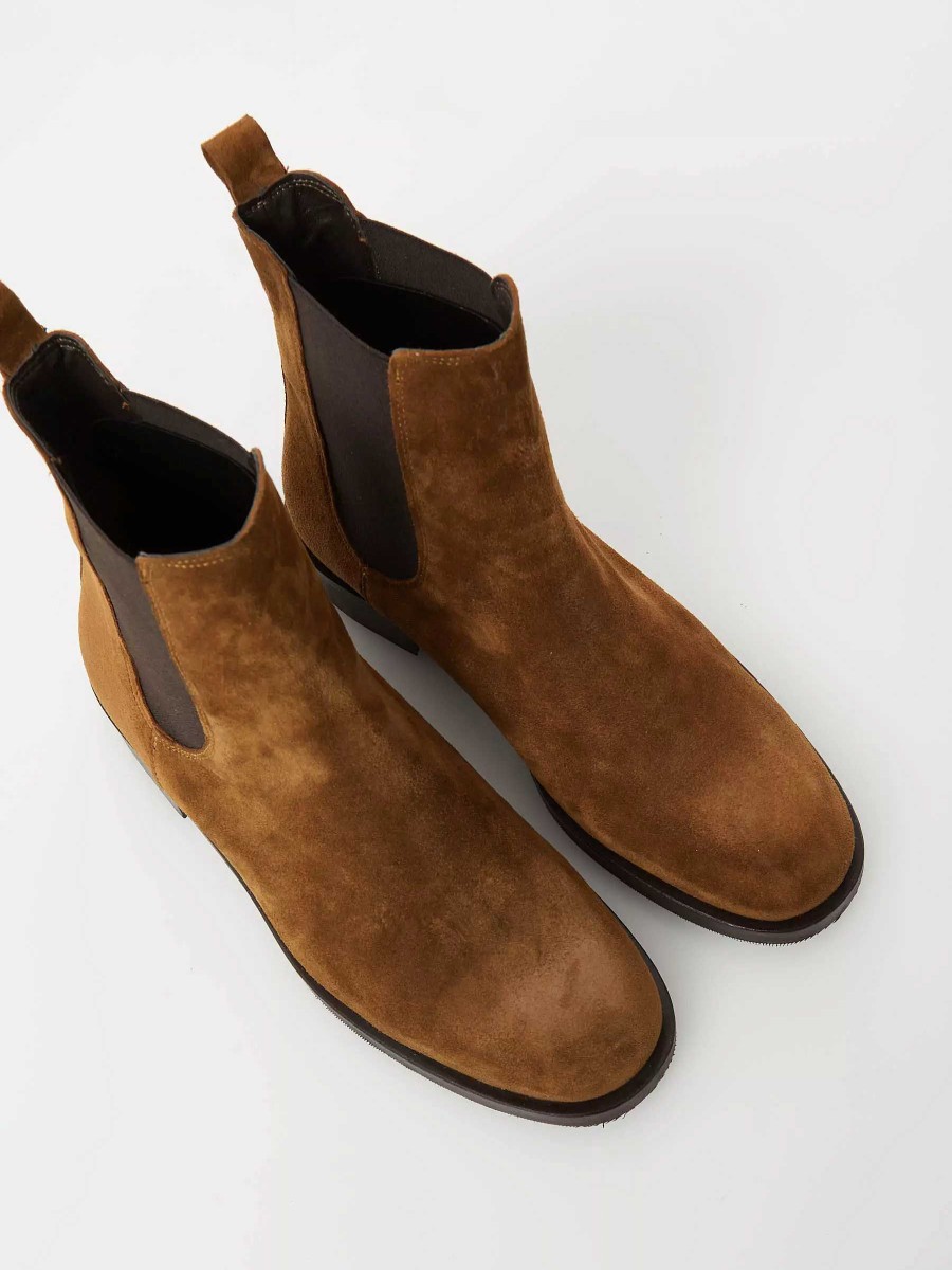 Tronchetti Ovyé | Chelsea Boot In Camoscio